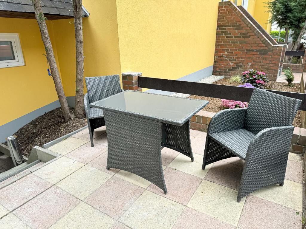 Apartment, 1 Schlafzimmer, Terrasse, Stadtblick | Speisen im Freien