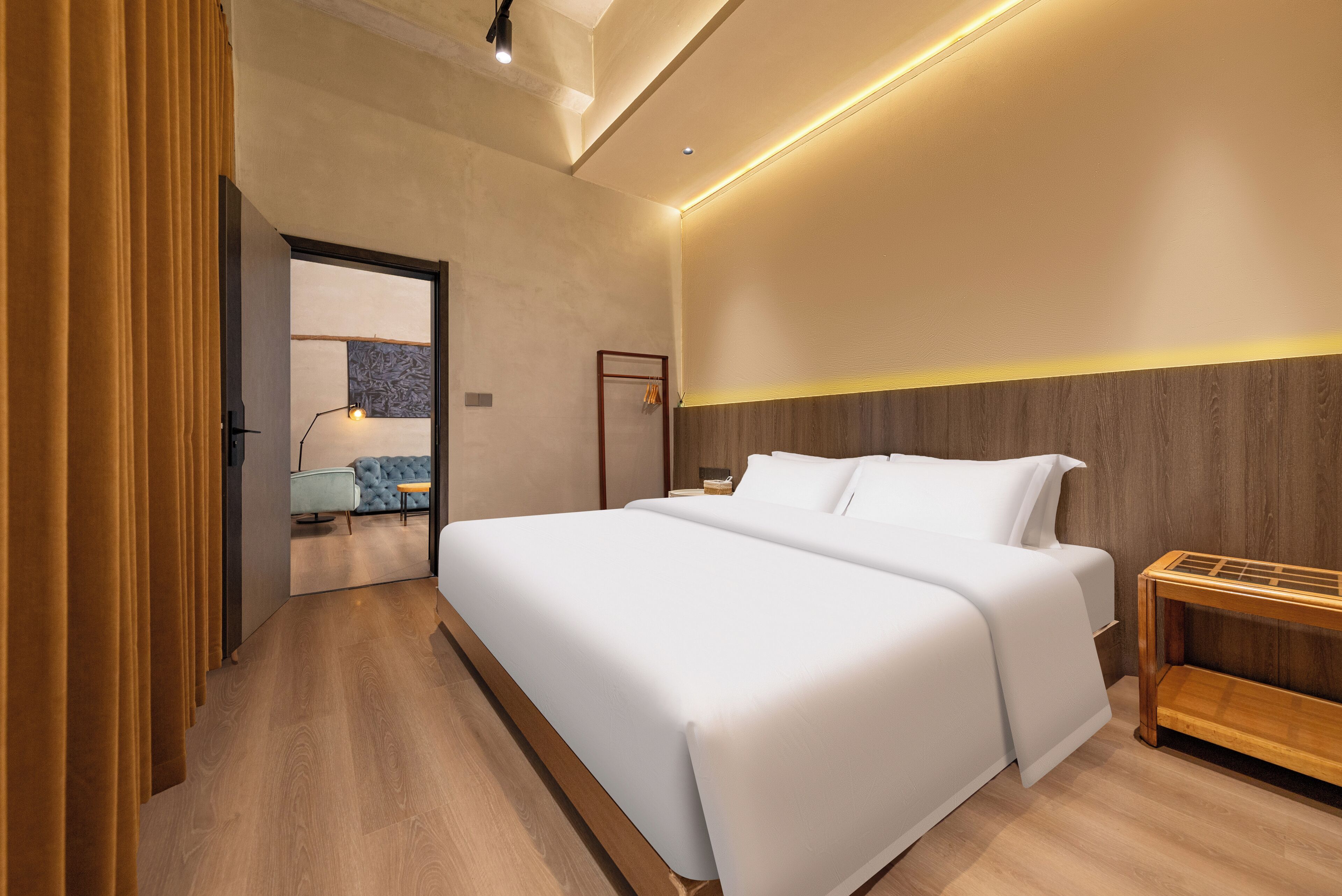 ห้องแฟมิลี่สวีท, วิวสวนหย่อม | ห้องพักตกแต่งอย่างมีเอกลักษณ์, ตกแต่งพิเศษโดยเฉพาะ, โต๊ะทำงาน