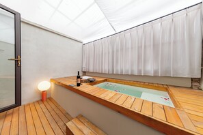 Luxury Double Room, Hot Tub, Courtyard View | View from room - Shoyiri-La Hotel - Fairy Mountain Center (Chongqing)