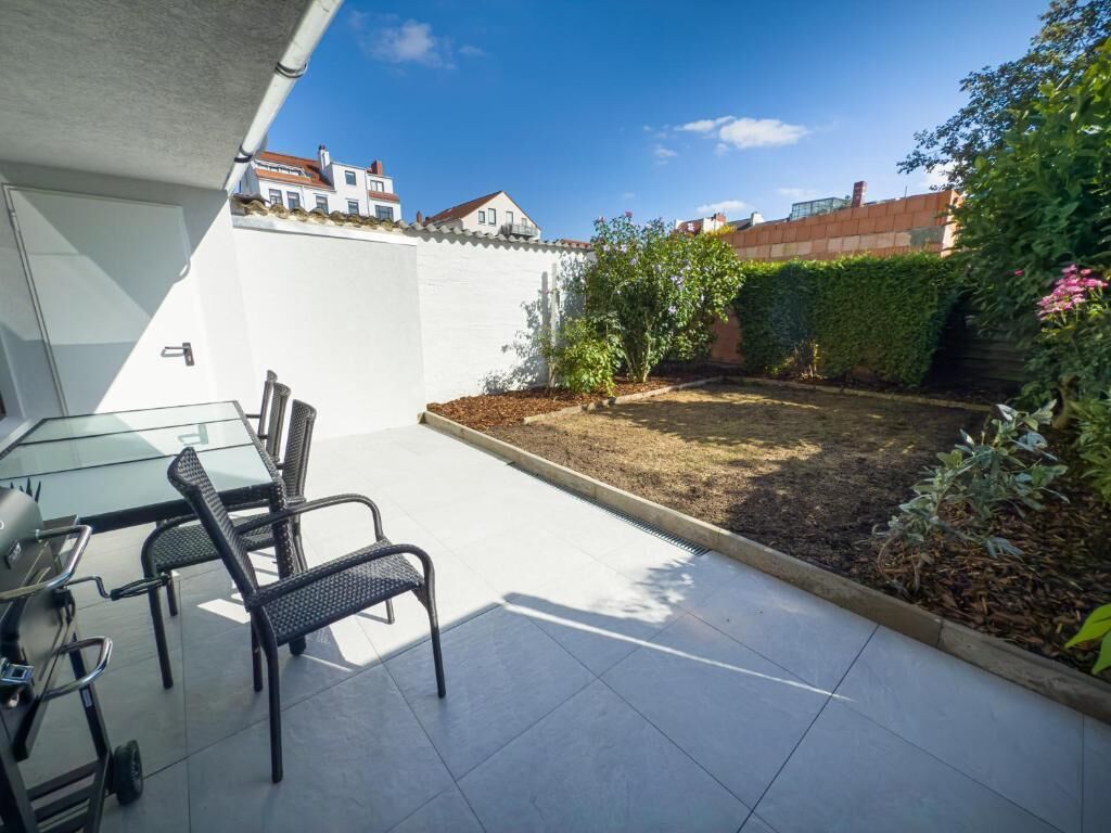 Apartment, 2 Schlafzimmer, Küche, Stadtblick | Speisen im Freien