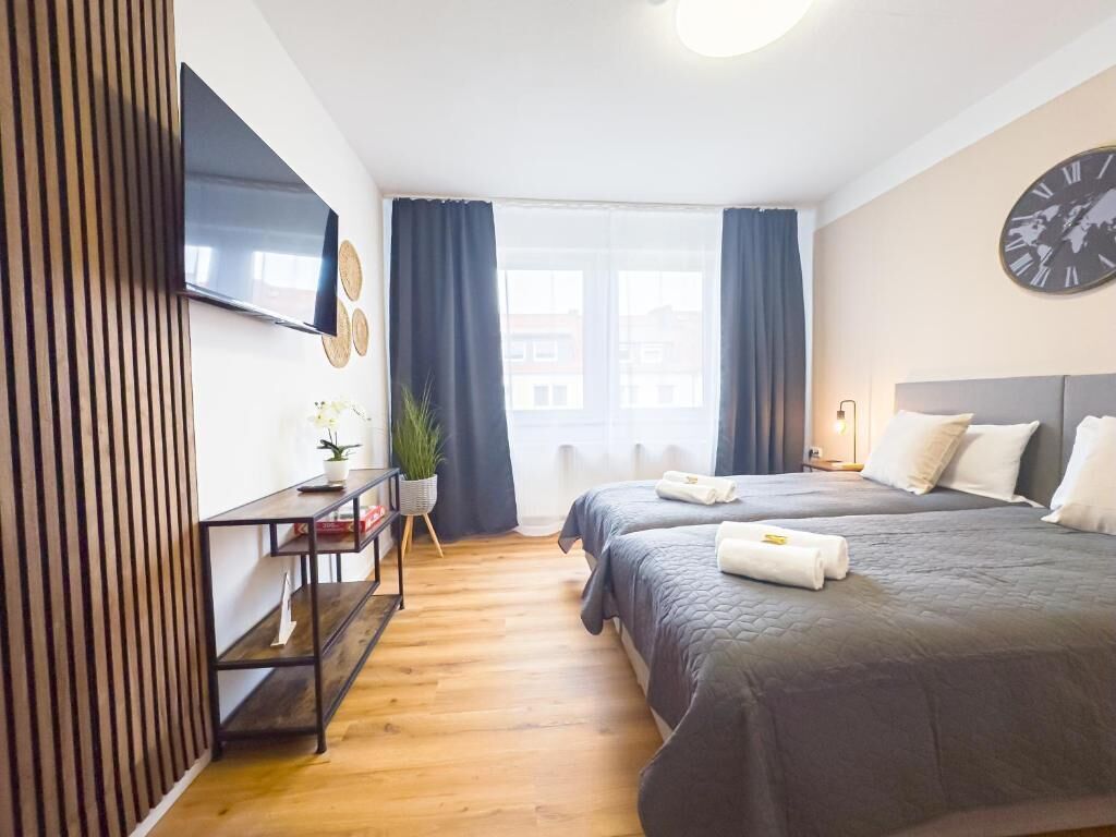 Apartment, 2 Schlafzimmer, Balkon, Stadtblick | Schallisolierte Zimmer, Bügeleisen/Bügelbrett, kostenloses WLAN