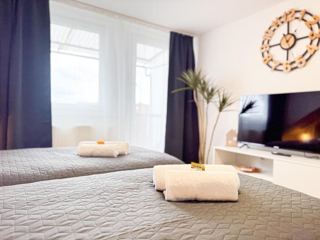 Chambres insonorisées, fer et planche à repasser, Wi-Fi gratuit