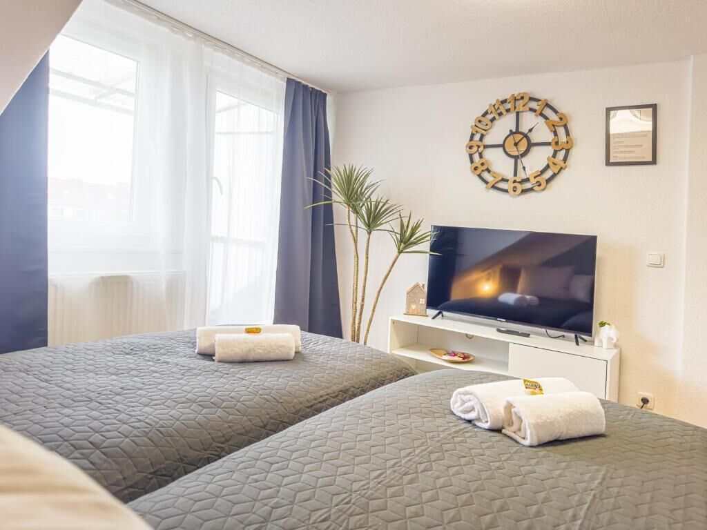 Apartment, 2 Schlafzimmer, Balkon, Stadtblick | Schallisolierte Zimmer, Bügeleisen/Bügelbrett, kostenloses WLAN