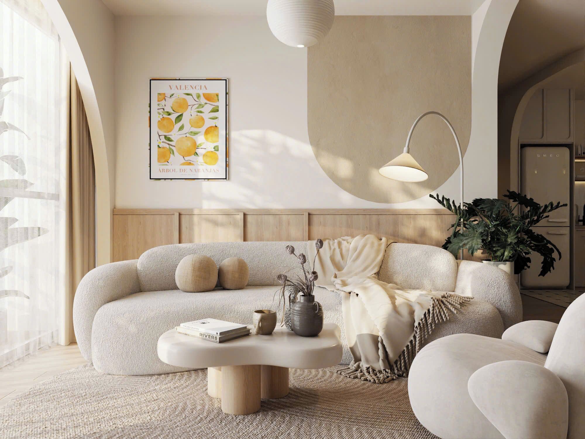 Apartamento Deluxe, balcón, vistas a la ciudad | Zona de estar