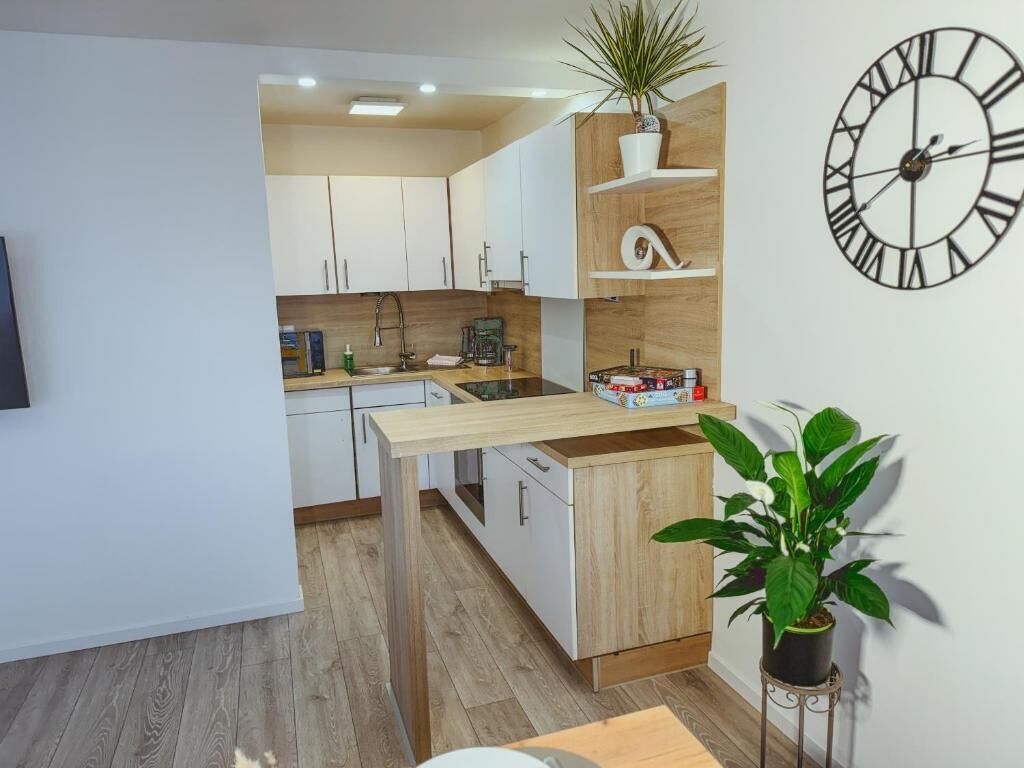 Appartement, 2 slaapkamers, keuken, uitzicht op stad | Privékeuken
