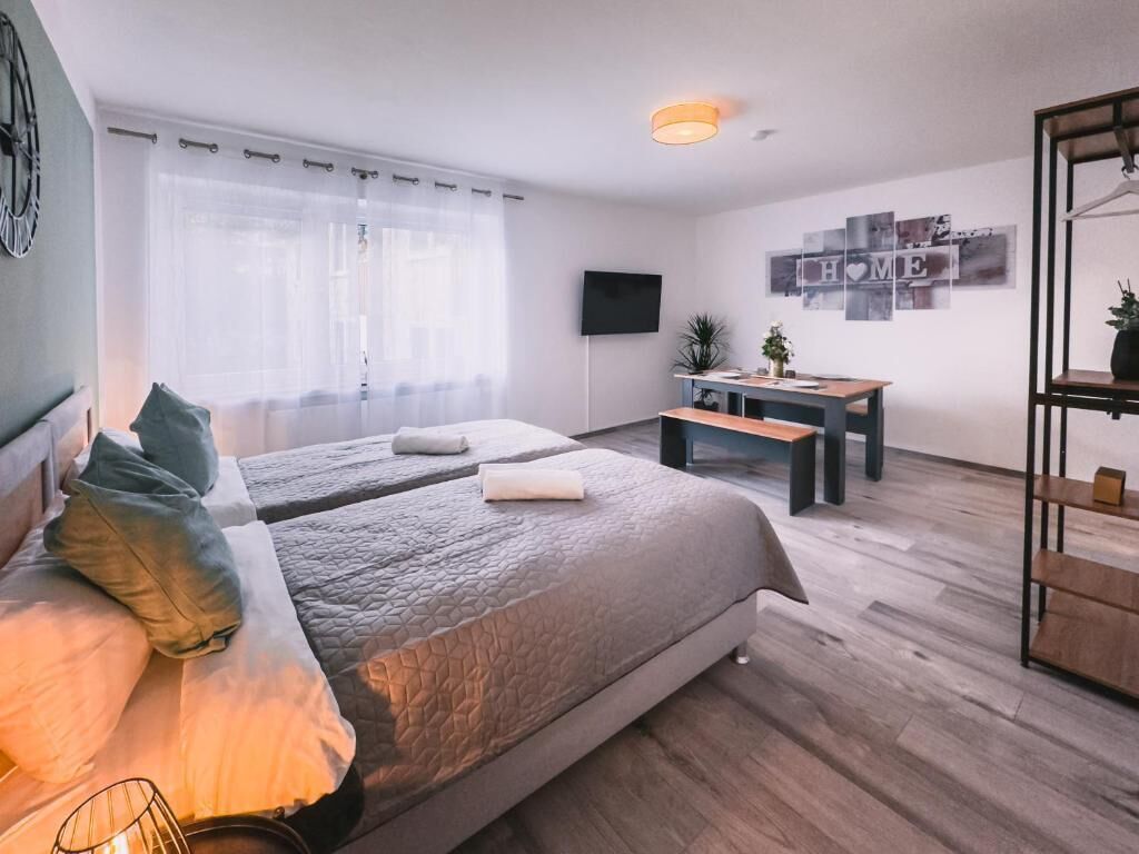 Appartement, 2 chambres, cuisine, vue ville | Chambres insonorisées, fer et planche à repasser, Wi-Fi gratuit