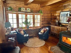 Living area - Cozy 1-bedroom log cabin in beautiful Manitowish Waters/Winchester (Manitowish Waters)