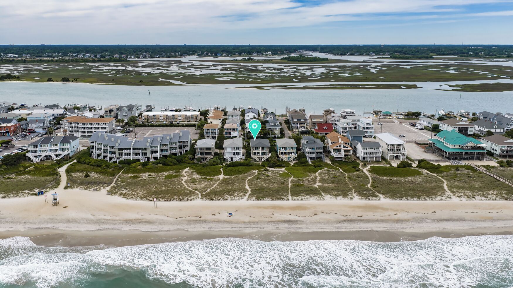 Accommodatie ligt op het strand