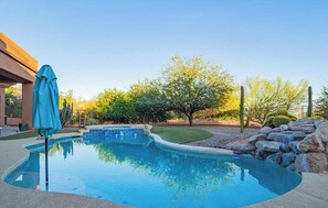 Pool -  6-bedroom home in serene Scottsdale with fitness room/hot tub/pool/e-bikes (Scottsdale)