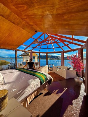 Deluxe Suite, Patio, Lake View | Spa - KAY PACHA LODGE LAGO TITICACA  (Urus)
