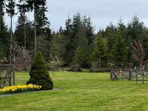 Property grounds - Cozy Acres Tiny House in Clinton on Whidbey Island perfect for relaxing getaway (Clinton)