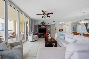 Condo, Multiple Beds (Beach Colony East 7B) | Living area - Beach Colony East 7B (Pensacola)