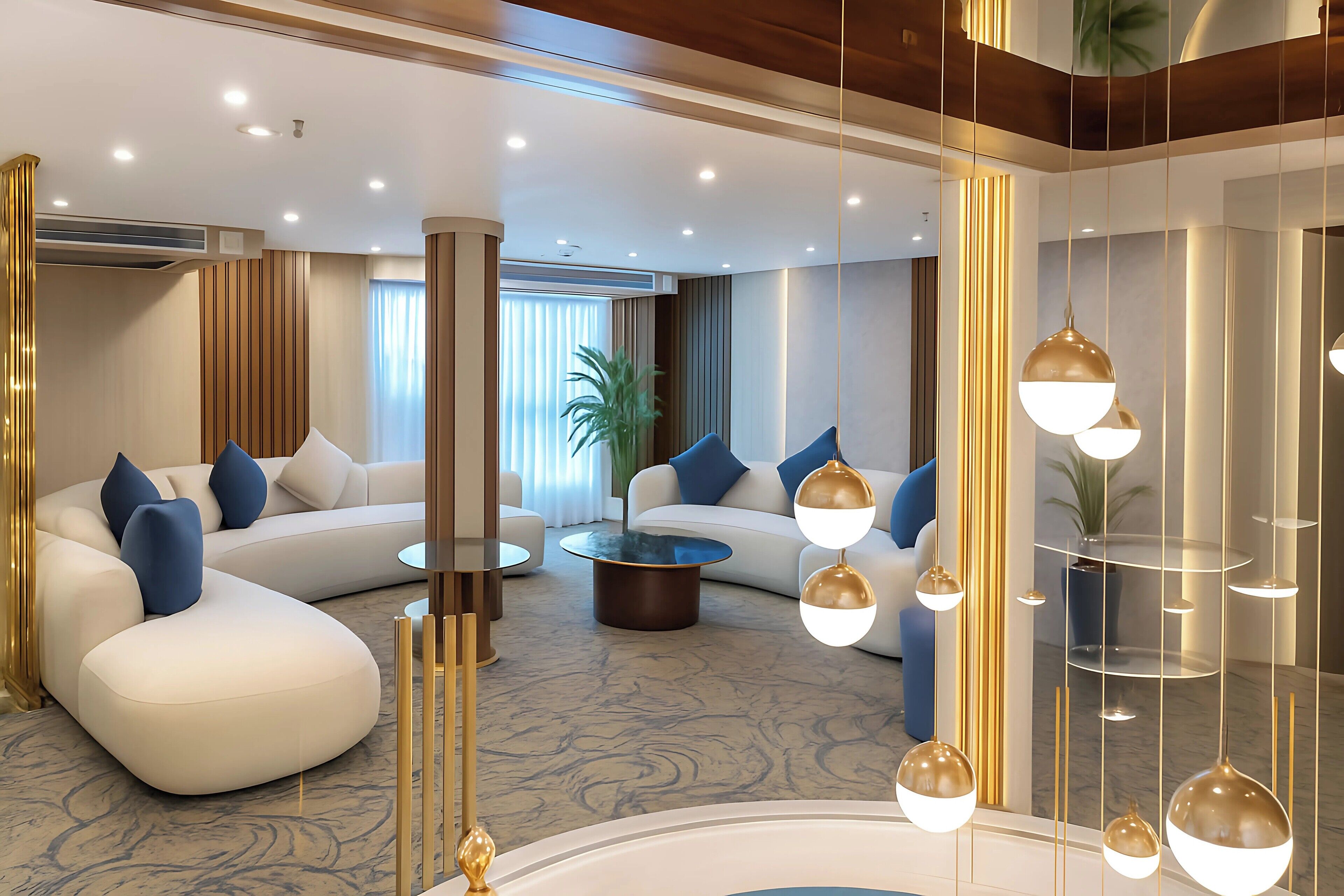Lobby sitting area