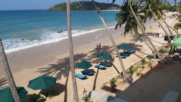 Kamar Double Deluks, balkon, pemandangan samudra | Pantai