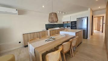 Family Duplex, Balcony, Beach View | Dining