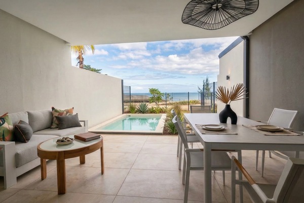 Family Duplex, Balcony, Beach View | Outdoor dining