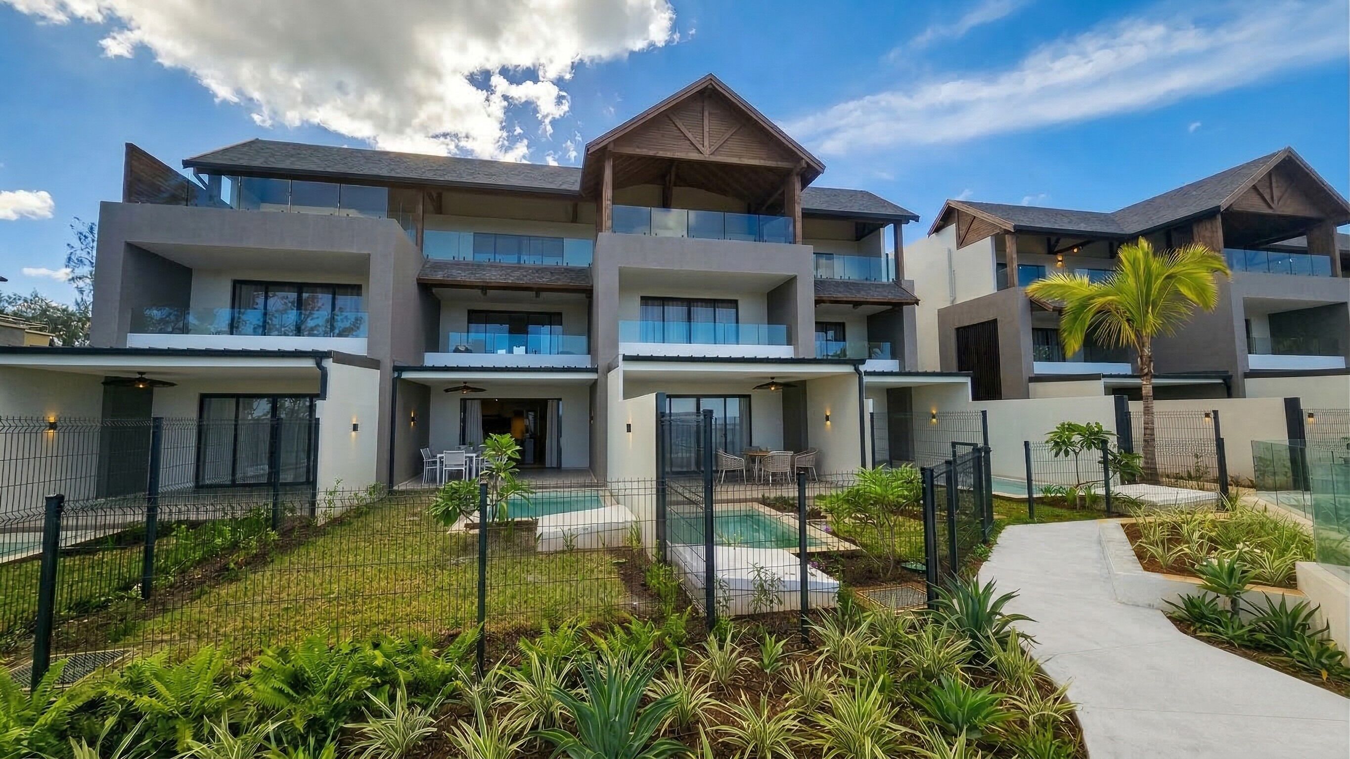 Familien-Maisonette, Balkon, Strandblick | Aussenbereich