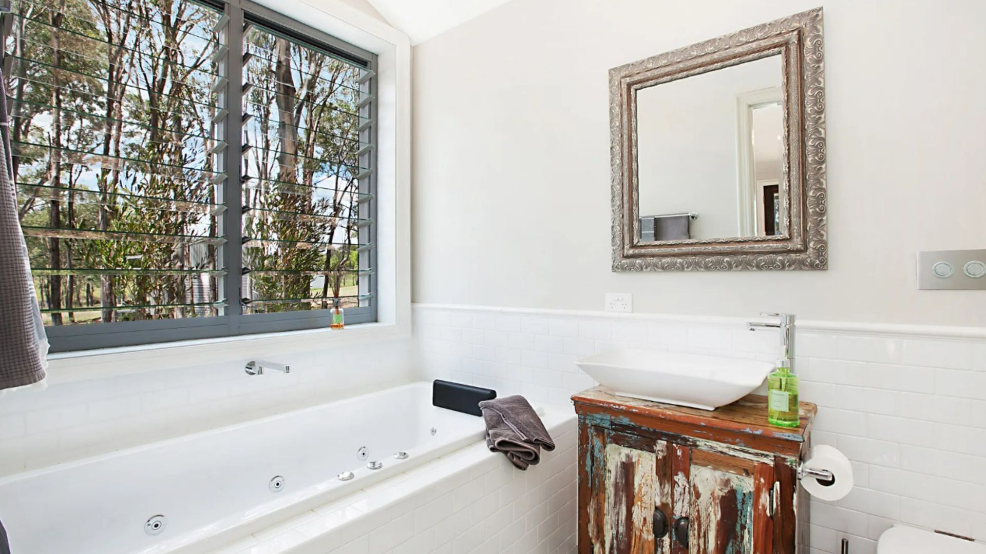 Shower, hair dryer
