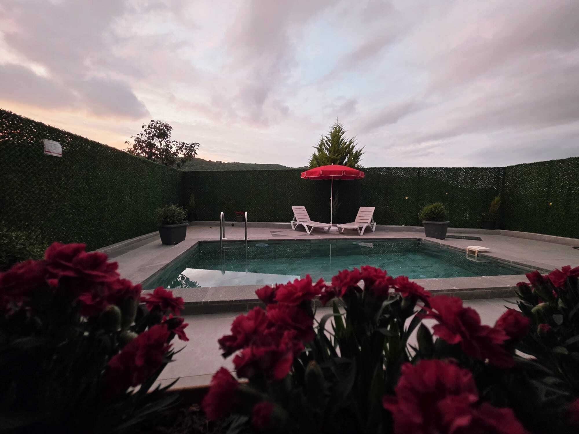 Family Villa, Patio, Garden View | Pool | Outdoor pool, pool umbrellas, pool loungers