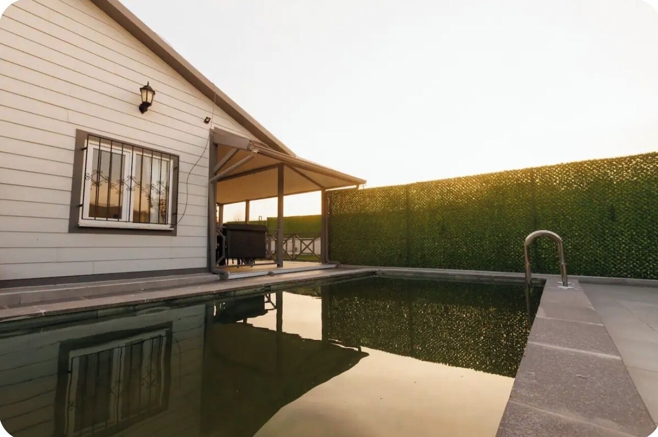 Family Villa, Patio, Garden View | Pool | Outdoor pool, pool umbrellas, pool loungers