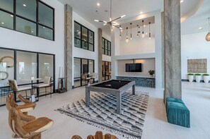 Game room - Landing | Stylish 1BD, Gym, Yoga Studio (Pooler)