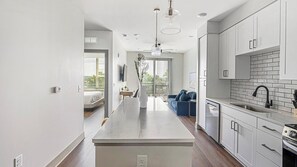 Desk, iron/ironing board, WiFi, bed sheets - Landing | Incredible 1BD, Yoga Studio, Gym (Nashville)