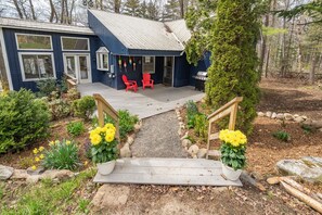 Exterior - Wilson Pond Waterfront Camp with Game Room, Kayaks, Grill & Private Dock! (Winthrop)