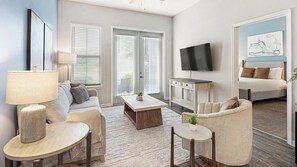 Smart TV - Landing | Stylish 2BD, Yoga Studio, Gym (Charlotte)