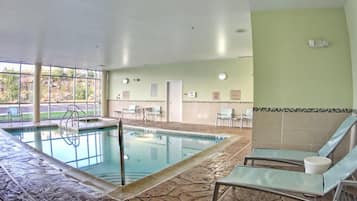 Indoor pool, a heated pool
