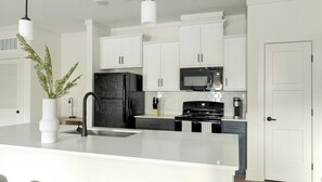 Fridge, dining tables - Landing | Spectacular 1BD, Clubhouse, Gym (Asheville)