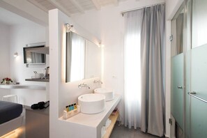 Bathroom - Mina Cozy Studios (Platis Gialos)