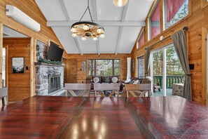 Interior - Skye Chalet | Hot Tub, Games & Beach Passes (Lake Harmony)