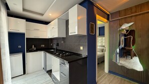 Frigobar, placa de cocina