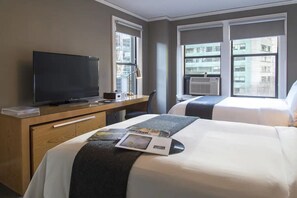 Iron/ironing board, free WiFi, bed sheets, wheelchair access - 2 Double Beds | Hotel Max | Friends Trip Base, Pike Place, The Showbox, MoPOP (Seattle)