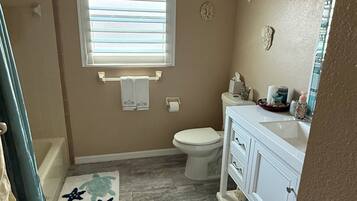 Towels, soap, toilet paper