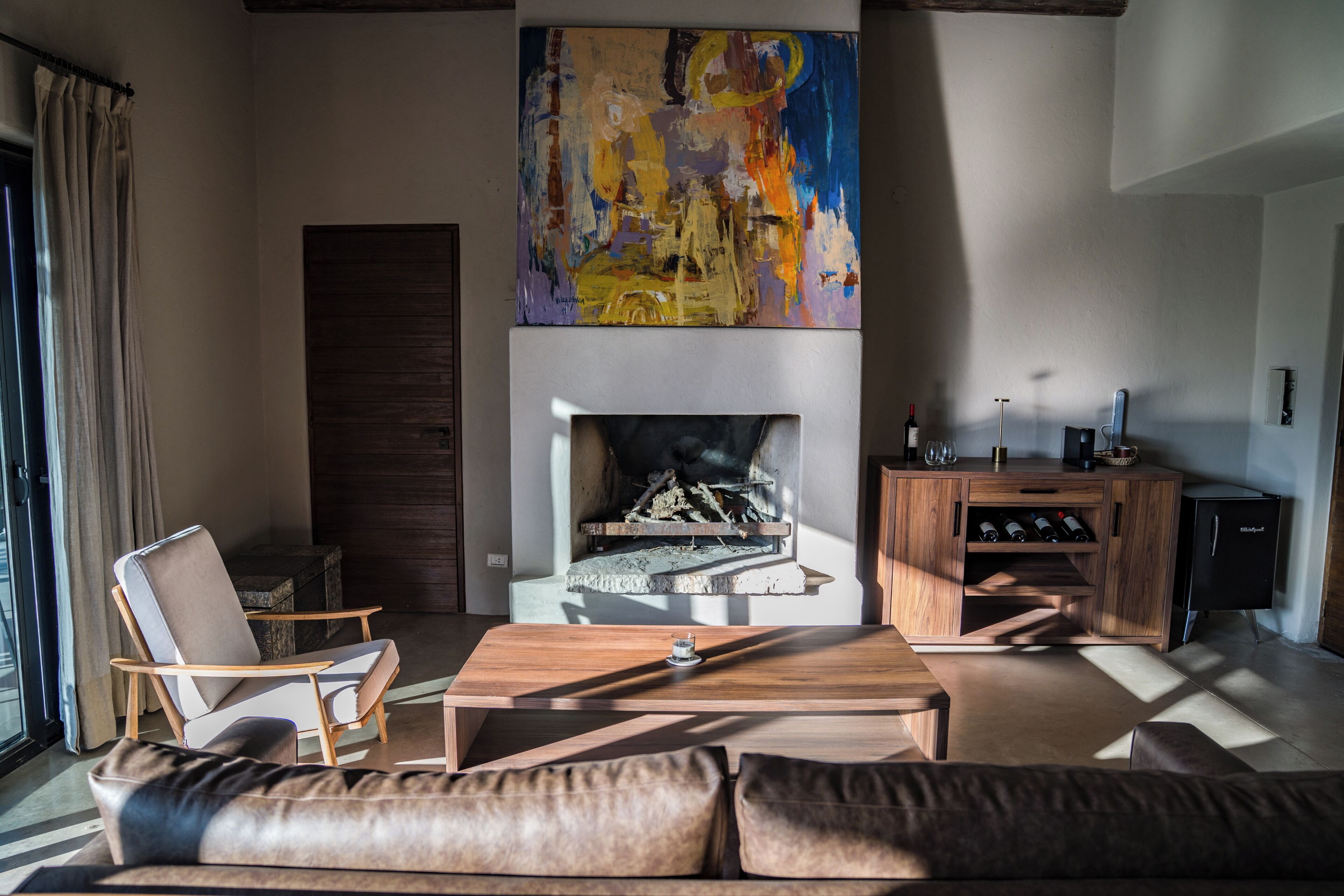 Luxury Double Room, Mountain View | Living area