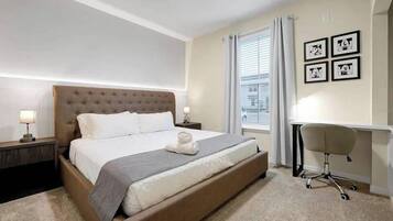 Iron/ironing board, travel crib, WiFi, bed sheets