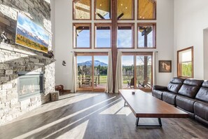 TV, fireplace, video games, books - 2 Luxury Lodges on 85 Acres Near YNP | Sleeps 40 (Island Park)