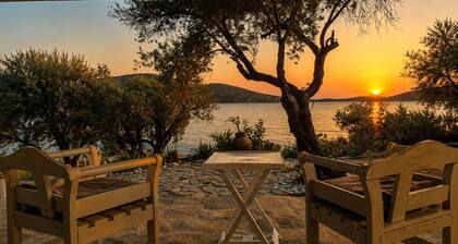 Secluded Seafront Stay With Private Beach in Samos