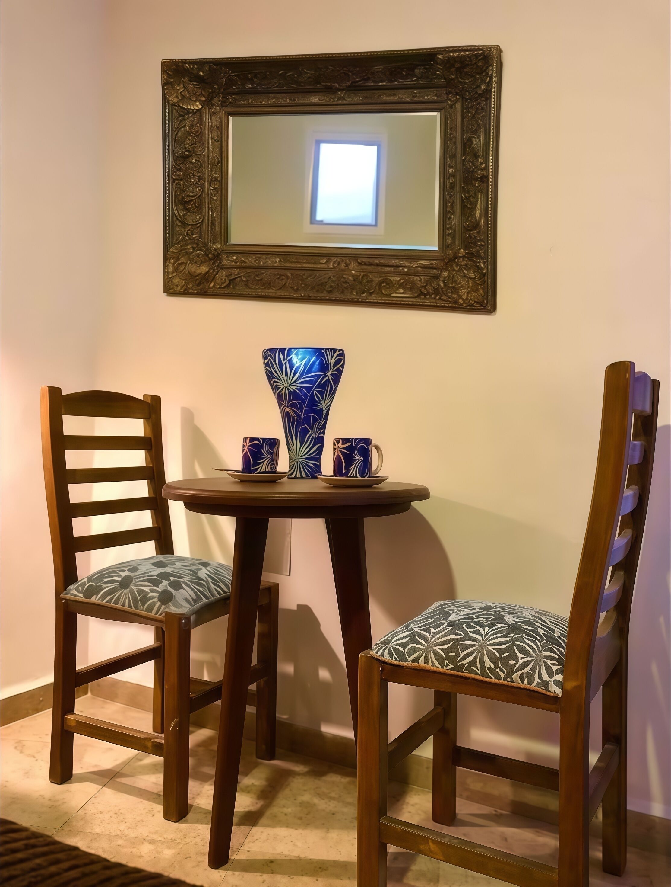 Junior Double or Twin Room, City View | Dining