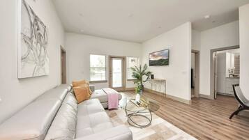 TV, fireplace, video games