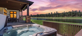 Brand-New Lakefront Estate | Private Lake + Hot Tub | Outdoor Living