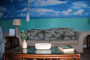 Living area - Welcome to Blue Paradice, Englewood Beach, a beautiful fully equipped 2-bed,2-ba (Englewood)