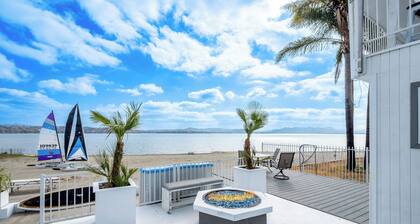 Lakefront SoCal Escape with Private Beach - Sail, Relax & Stay on the Water
