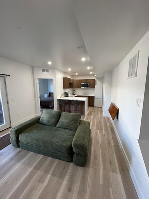 Living area - Modern Walkout Basement w/ Private Entrance (Parker)