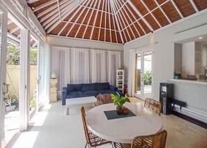 Dining - Cozy, Clean  2-bedroom villa with AC in Petitenget the place to be in Bali (Kerobokan)