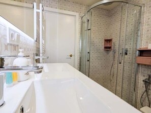 Shower, hair dryer