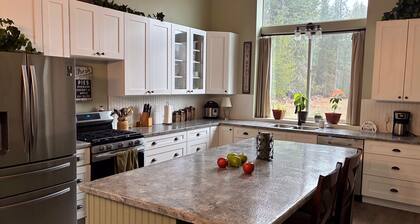 Stay in a shouse, a shop house, with thirteen foot ceilings, plenty of room.
