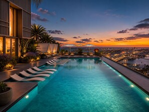 House | 1 bedroom - Sky Studio 34 Rooftop Pool Panoramic Views (Miami)