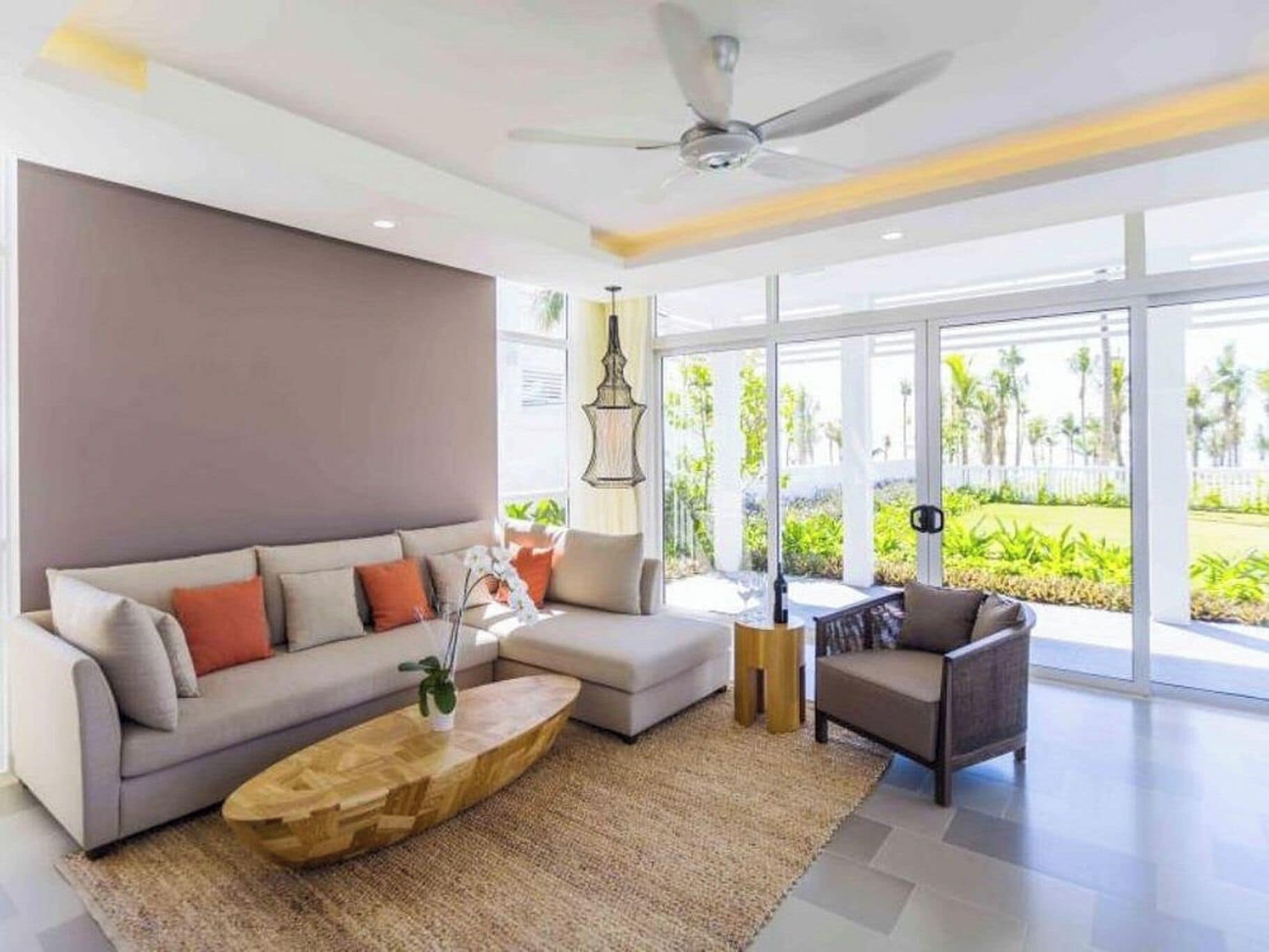 Premier Villa, Private Pool, Garden Area | Living area | Flat-screen TV